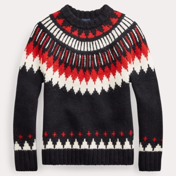 Polo Ralph Lauren Geometric Wool Blend 